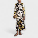Upea Midi Mekko Silkkikankaasta