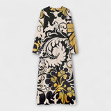 Upea Midi Mekko Silkkikankaasta