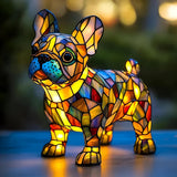 Ranskalainen Bulldog - Vitralilamppu