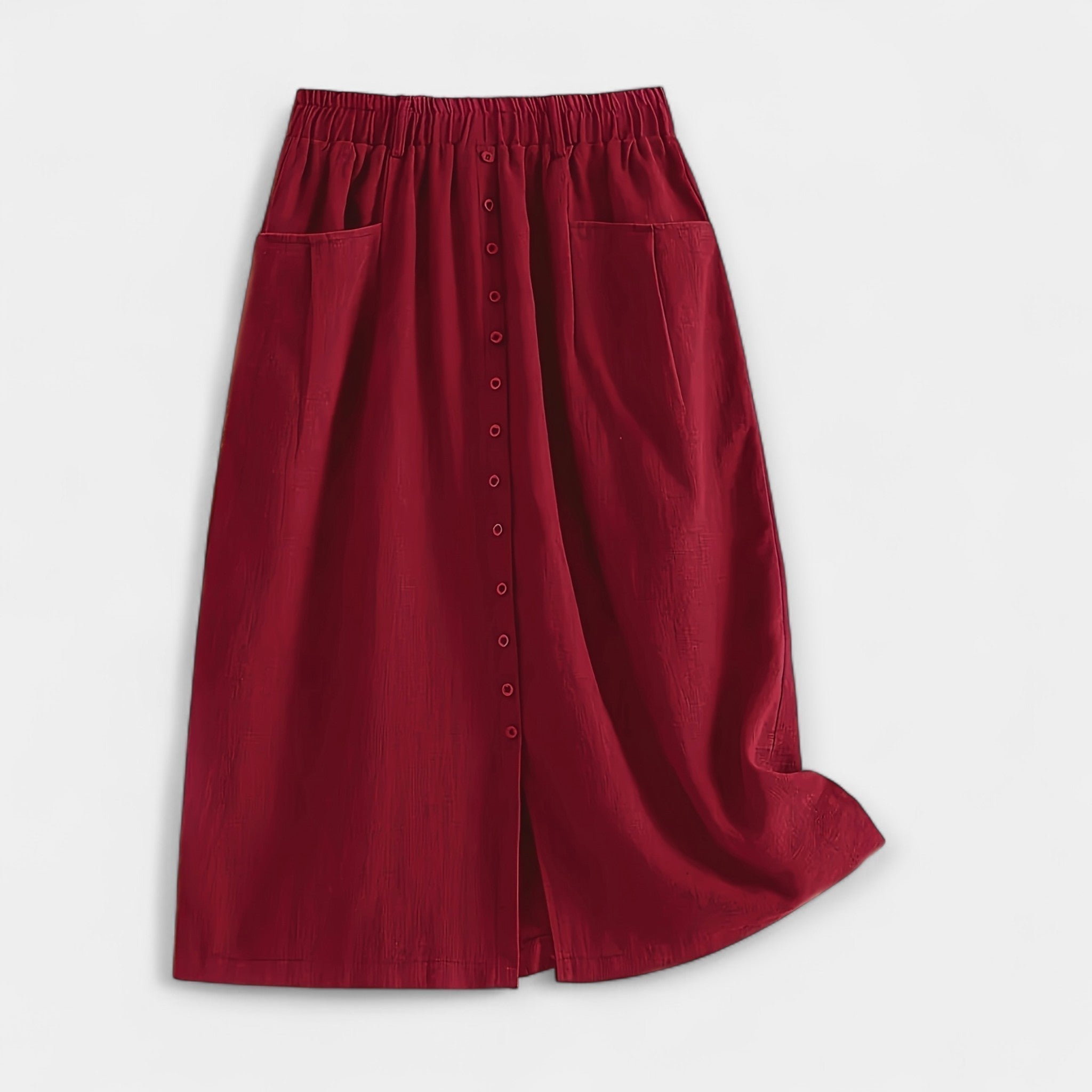 Elegantti Vintage Midi Hame Magdaléna Etutaskuilla