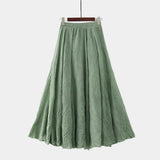 Kristýna Elegantti Pitkä Hame Korkealla Vyötäröllä