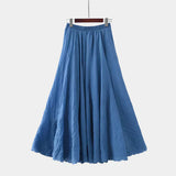 Kristýna Elegantti Pitkä Hame Korkealla Vyötäröllä