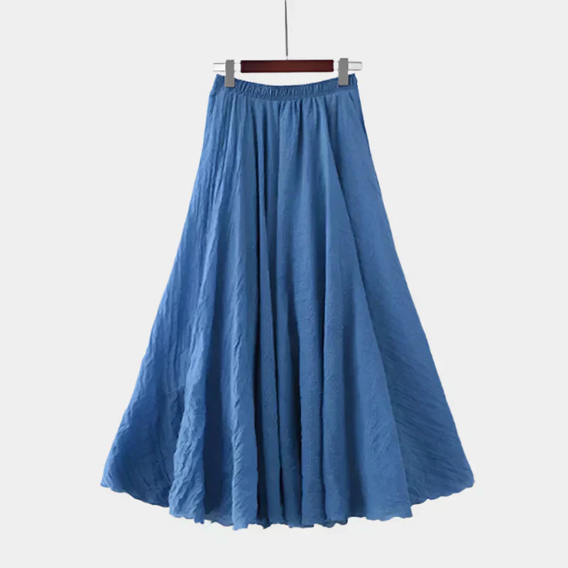 Kristýna Elegantti Pitkä Hame Korkealla Vyötäröllä