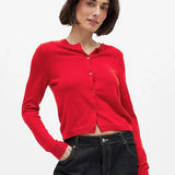 Napillinen neulecardigan Camille