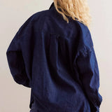Pesemätön Denim-yläosa
