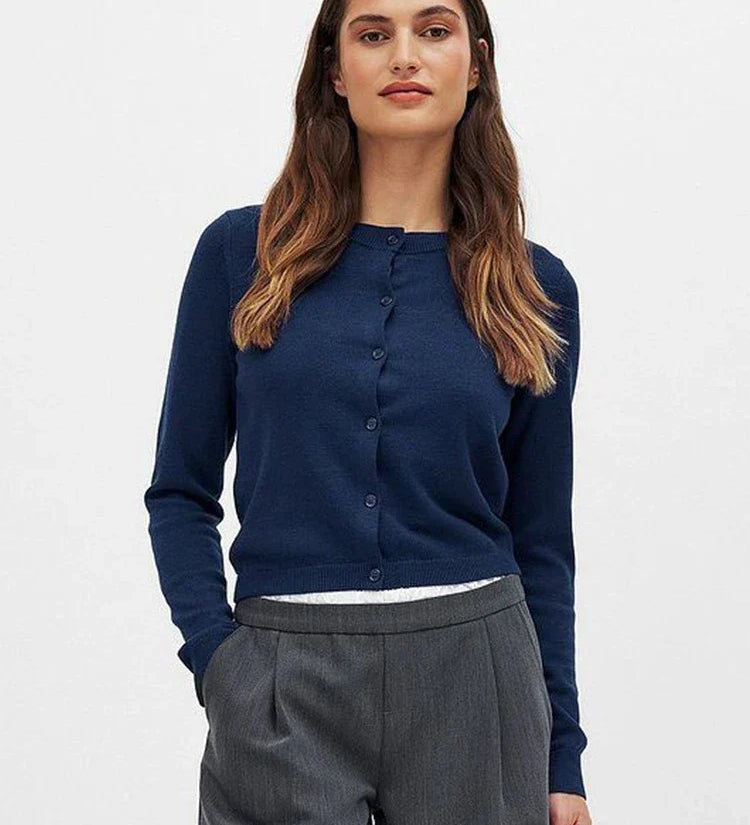 Napillinen neulecardigan Camille