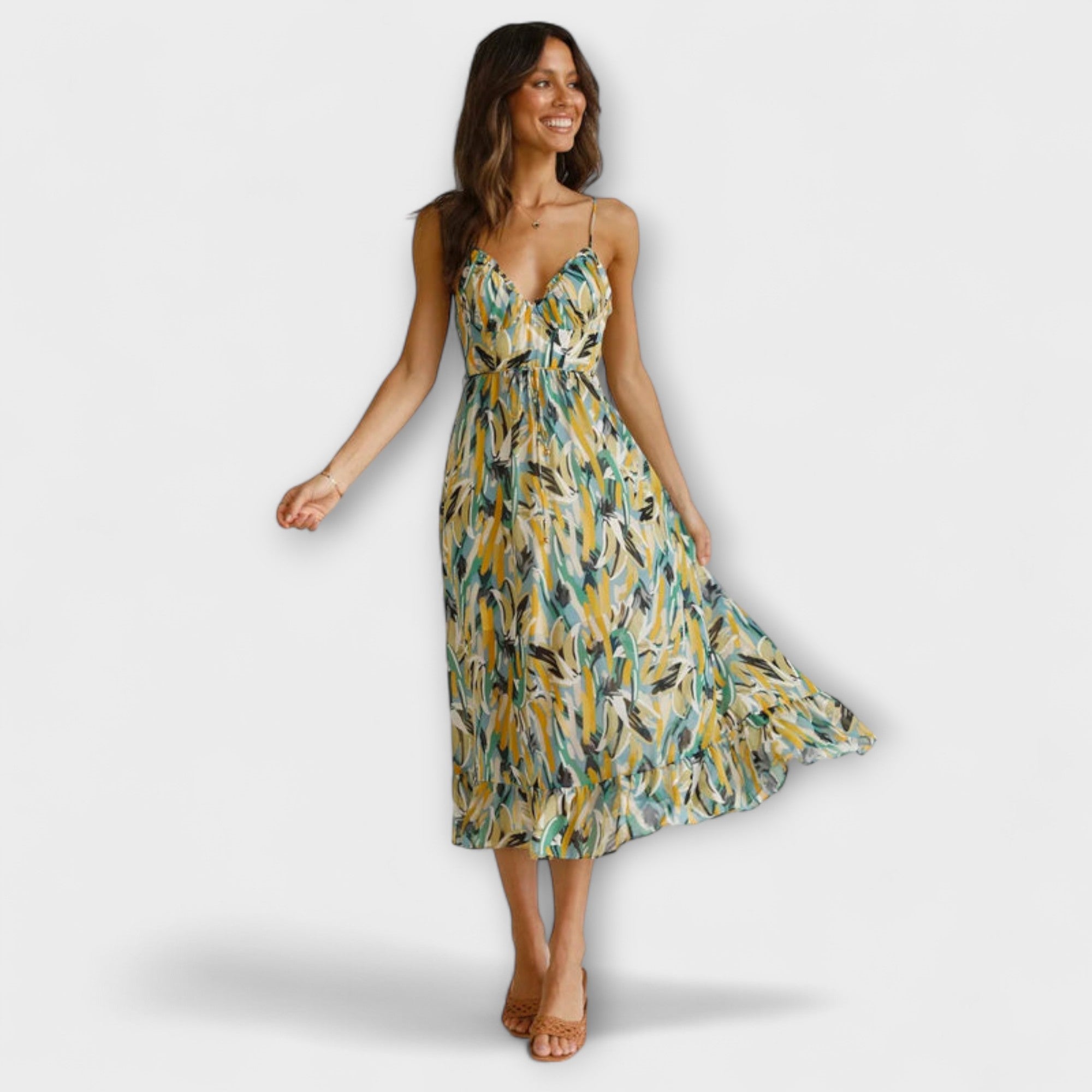 Kesäinen elegantti mekko