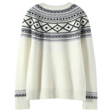Norvale Alpine cashmere Jacquard-pullover
