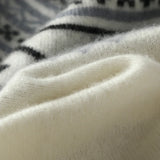 Norvale Alpine cashmere Jacquard-pullover
