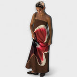 Olkaimeton maxi-mekko