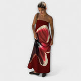 Olkaimeton maxi-mekko