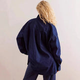 Pesemätön Denim-yläosa