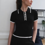 Polo puuvillasta Linea Contour