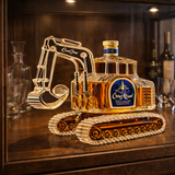 Whisky Pullo - Kaivinkoneen Muokkaus