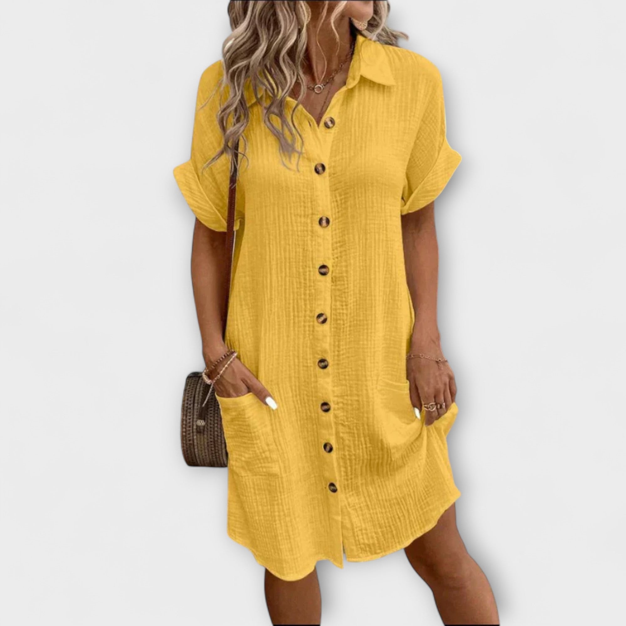 Klassinen rento polo-mekko