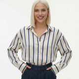 Silkkipaita Delaney raidallisena