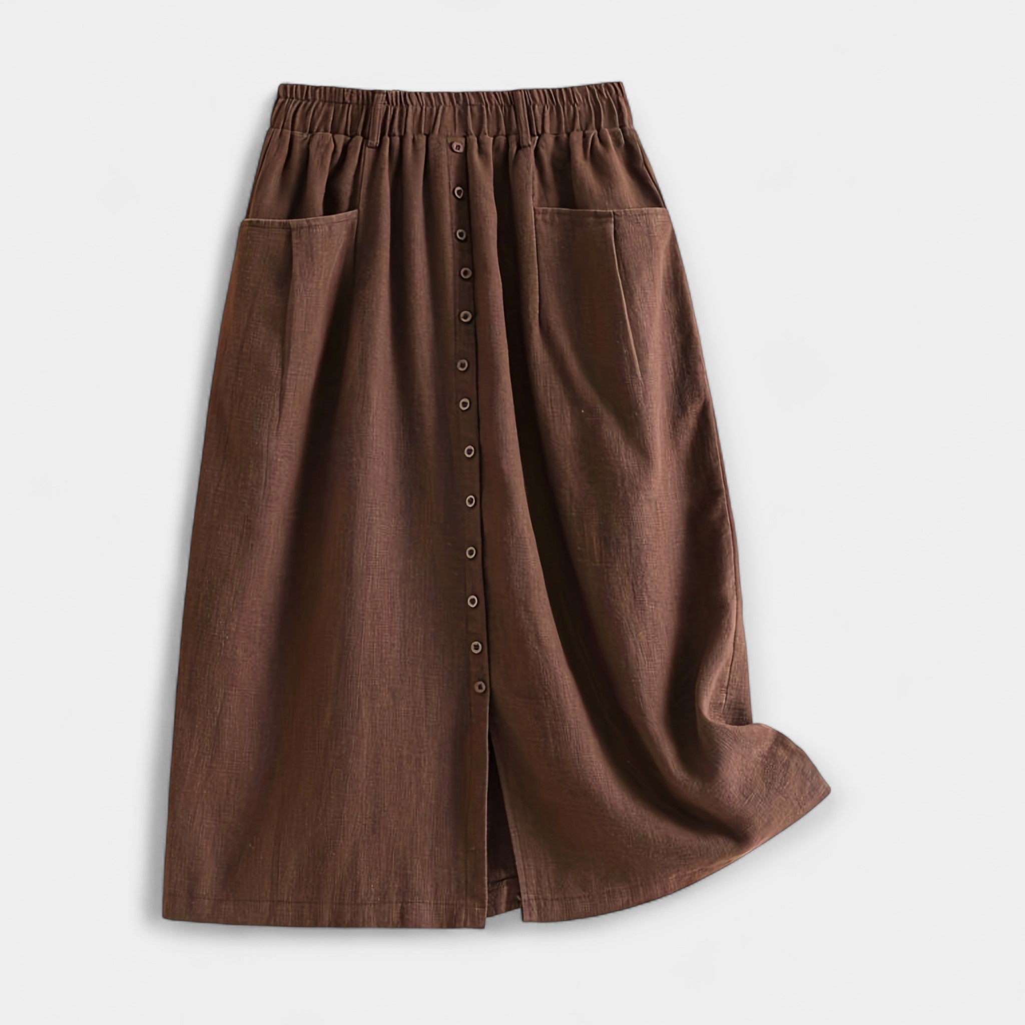 Elegantti Vintage Midi Hame Magdaléna Etutaskuilla