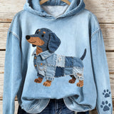 Naisten Patchwork-taidehuppari Jamnik-motivi